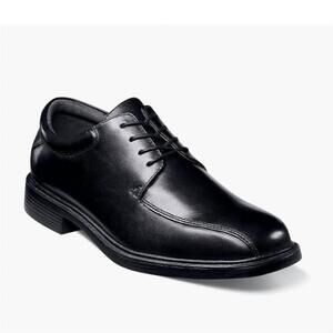 NEW NUNN BUSH men's marcell oxford shoe in black